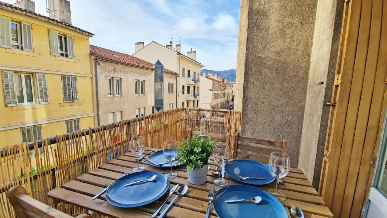 Maxbnb - T2 Balcon 50M2 - Climatise - Ouest - Toulon Ngoại thất bức ảnh